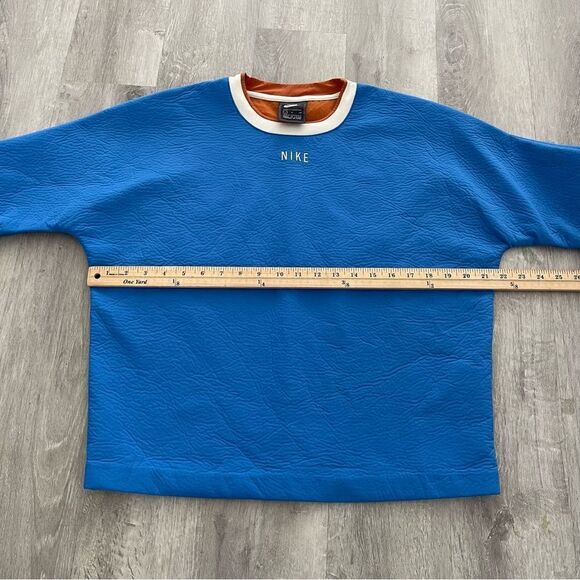 Nike Sportswear Women Tech Pack Blue Crew Top (930765-403) Size Small - Picture 6 of 7